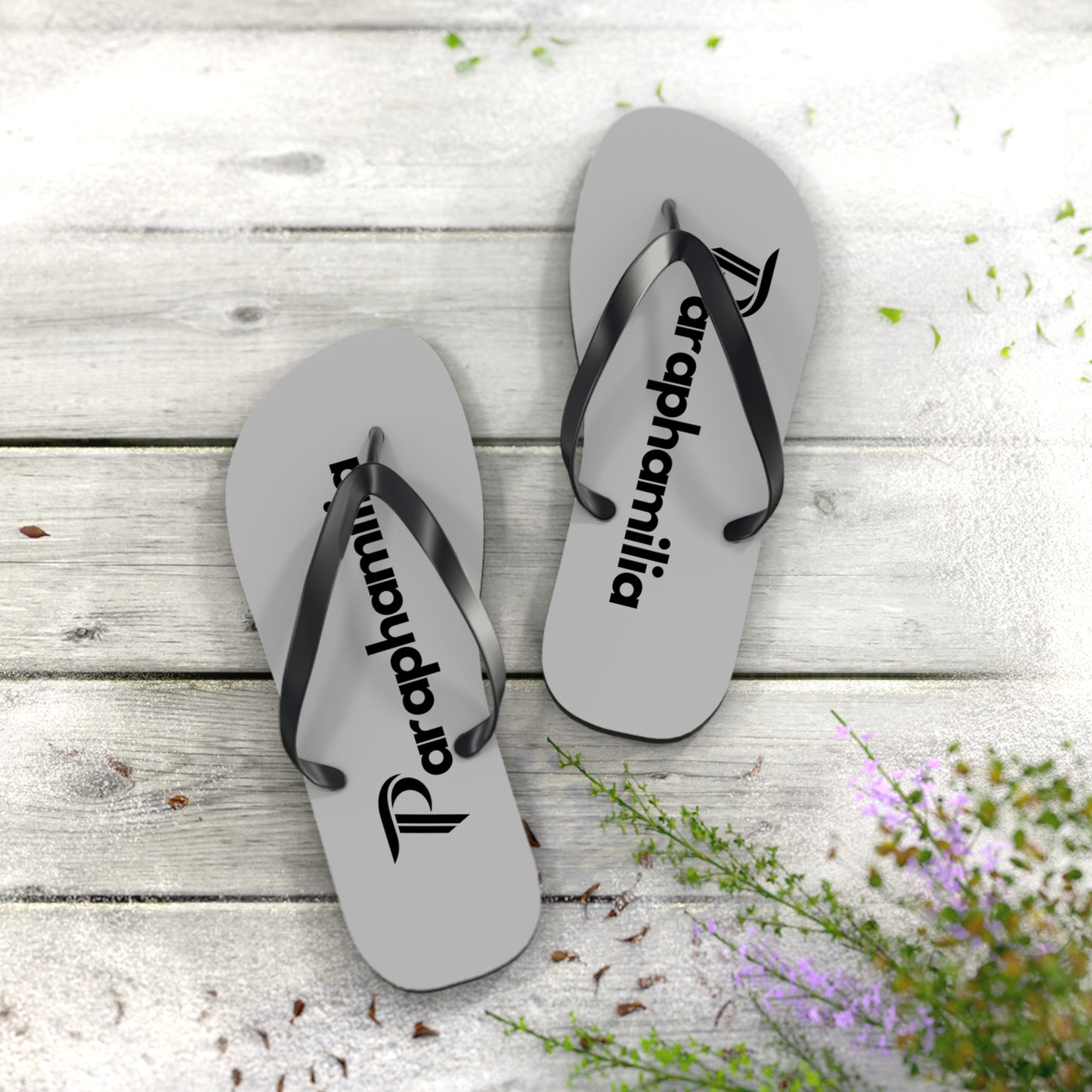 Phamilia Flops (Unisex) Gray/Black