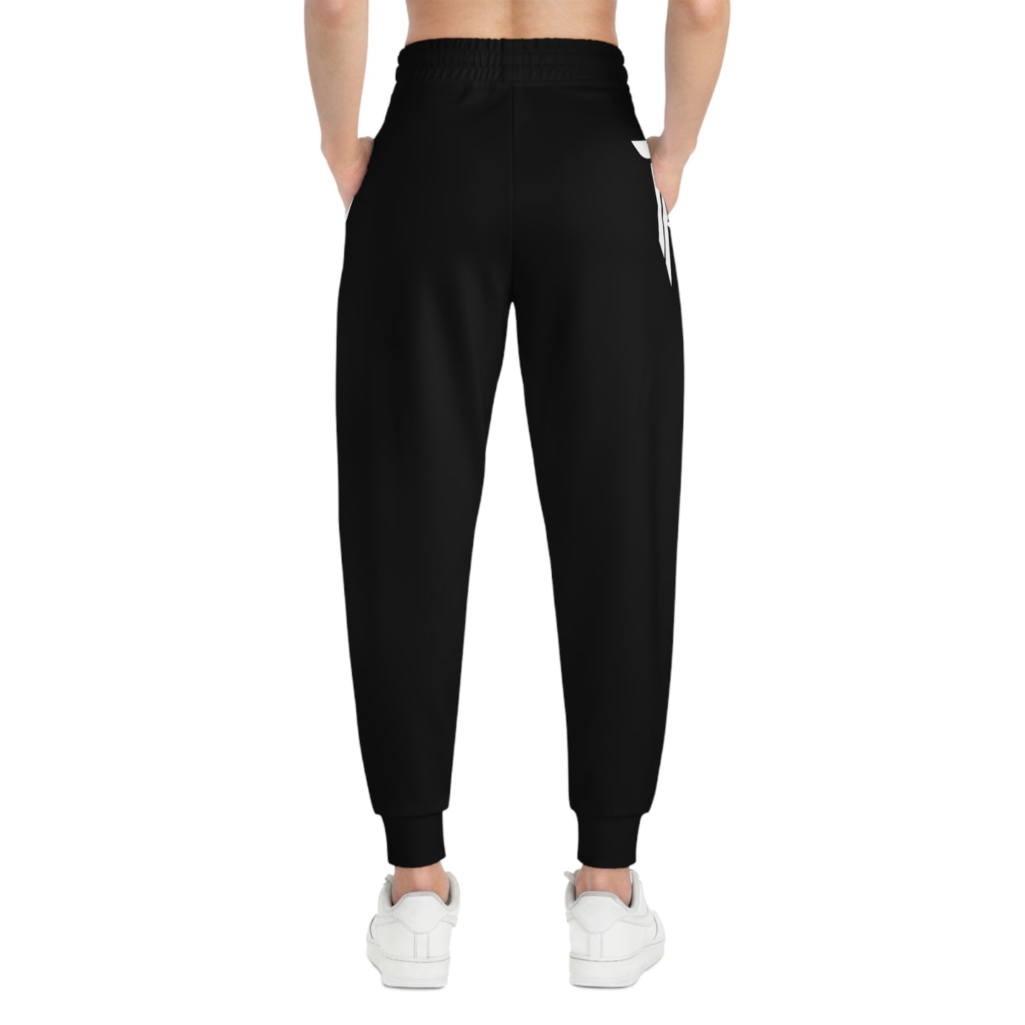 Women's Athletic Joggers Black/White