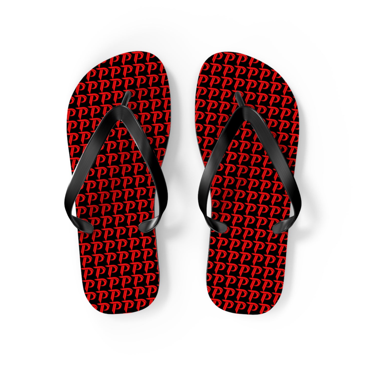 Phamilia Flops P Print       (Unisex) Black/Red