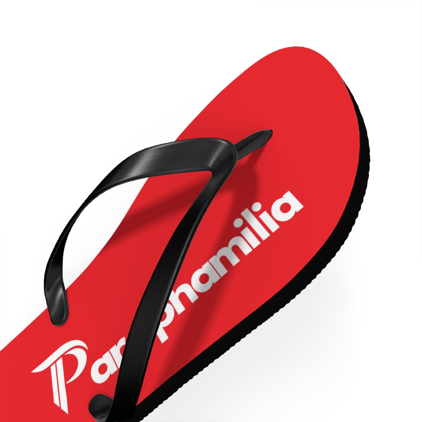 Phamilia Flops (Unisex) Red/White