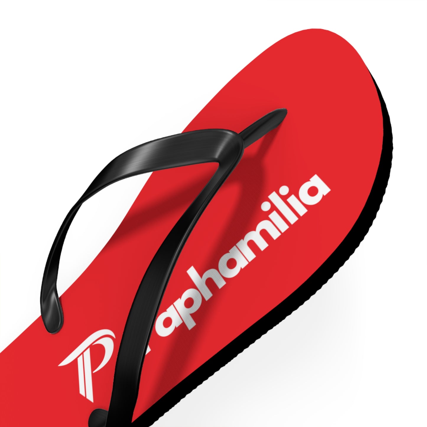 Phamilia Flops (Unisex) Red/White